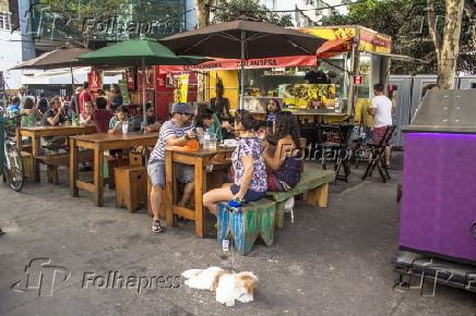 Food truck na avenida Paulista