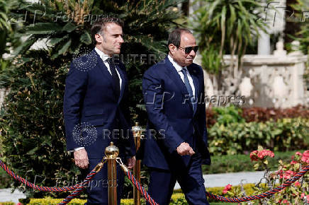 French President Emmanuel Macron visits Egypt