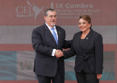 Heads of state attend the Community of Latin American and Caribbean States (CELAC) summit, in Tegucigalpa