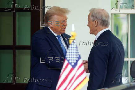 Norway's Prime Minister Jonas Gahr Store meets US President Trump at White House