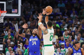 NBA: Playoffs-Boston Celtics at Orlando Magic