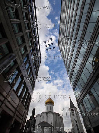 Rehearsal for Victory Day parade in Moscow