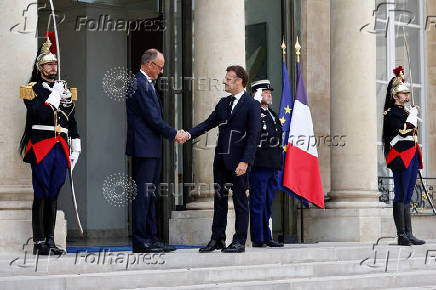 French President Macron meets newly elected German Chancellor Merz in Paris