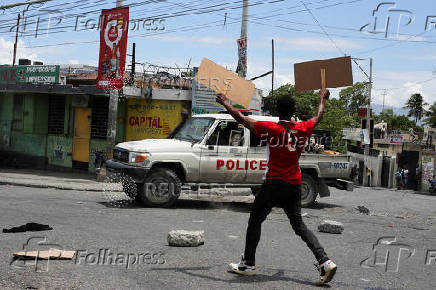 Protest against gang-related violence in Port-au-Prince
