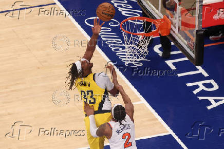 NBA: Playoffs-Indiana Pacers at New York Knicks