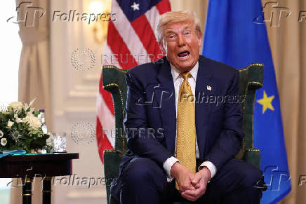 U.S. President Trump visits Scotland