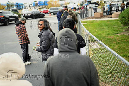Food pantry is busy, weeks into the continuing U.S. government shutdown, in Commerce City