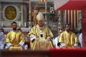 Easter Sunday Mass in Esztergom, Hungary