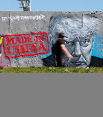 Donald Trump graffitti in Berlin