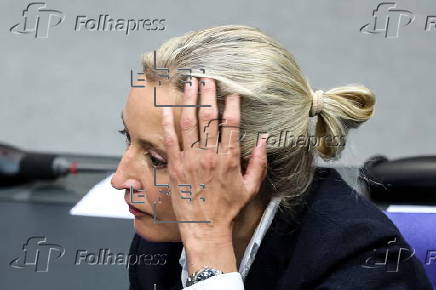 Election of German Chancellor and swearing-in of the cabinet at Bundestag in Berlin