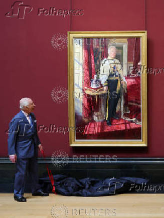 Britain's King Charles and Queen Camilla visit the National Gallery
