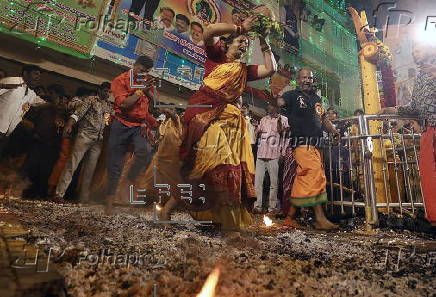Hindu Karaga festival in Bangalore