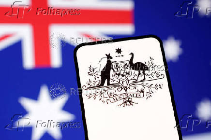 Illustration shows ASIO (Australian Security Intelligence Organization) logo and Australian flag