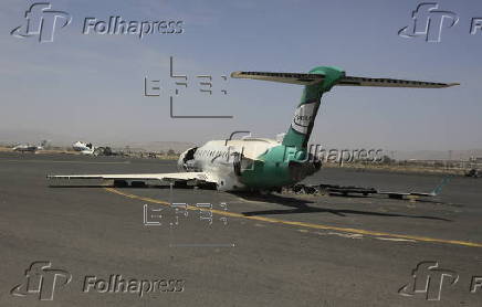 Aftermath of Israeli airstrikes on Sana'a airport