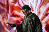 The Weeknd performs at MetLife Stadium in East Rutherford