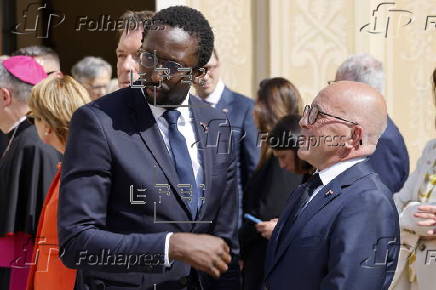 French President Macron visits Monaco