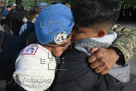 Yamandú Orsi agradece a los militares que retornan de RD Congo 