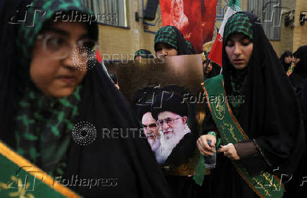 Mourning ceremony for the late Islamic Revolutionary Guard Corps (IRGC) Commander in Tehran