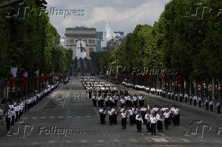 Annual Bastille Day celebrations in Paris