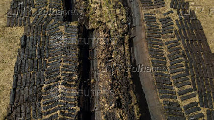 FILE PHOTO: The Wider Image: On Ireland?s peat bogs, climate action clashes with tradition