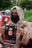 Baloch activists protest demanding release of jailed leader in Islamabad