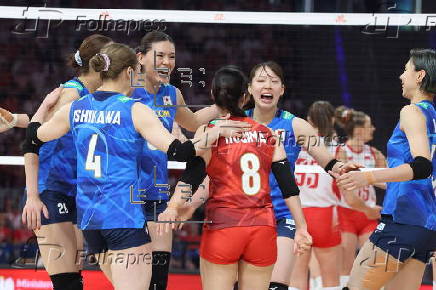 FIVB Women's Volleyball Nations League Final tournament - Poland vs Japan