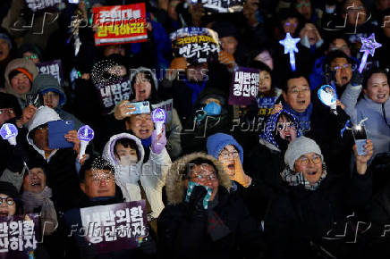 Protests on the first anniversary of former President Yoon Suk Yeol's December 3, 2024 martial law declaration, in Seoul