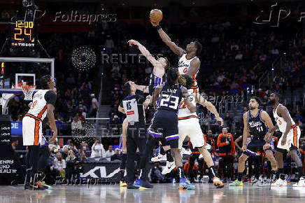 NBA: Sacramento Kings at Detroit Pistons