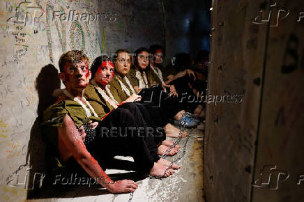 Rally in support of hostages abducted during the October 7, 2023 attack on Israel by Hamas, in Tel Aviv