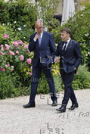 New German Chancellor Merz visits Paris