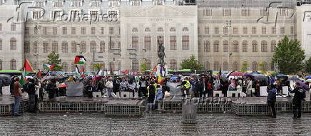 Solidarity protest for Palestine in Bucharest