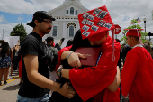 Rally for high school student Marcelo Gomes da Silva in Milford
