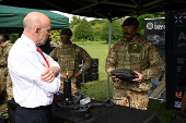 British Defence Secretary John Healey Visits Warminster Garrison Following Publication Of The Strategic Defence Review