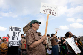 Protest by supporters of detained Honduran teenager Emerson Colindres in Hamilton
