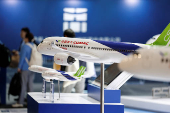 55th Paris Air Show at Le Bourget Airport near Paris