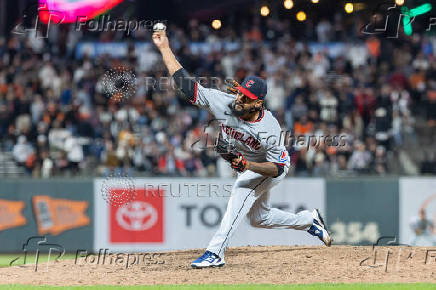 MLB: Cleveland Guardians at San Francisco Giants