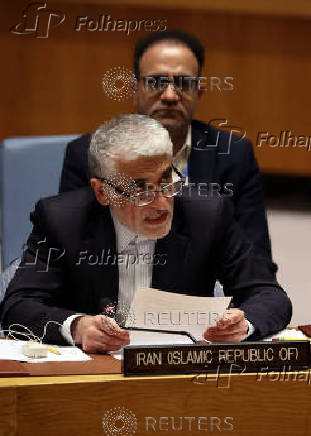 United Nations Security Council meeting about the conflict between Israel and Iran, in New York