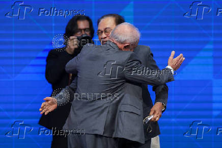 Brazil's President Lula attends the opening of the BRICS Business Forum, in Rio de Janeiro