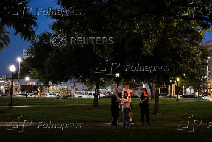 Vigil in memory of Texas flooding victims, in San Antonio