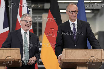 German Chancellor Merz visits Britain