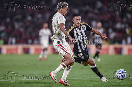 Partida válida pela Copa do Brasil 2025 entre Flamengo e Atlético MG
