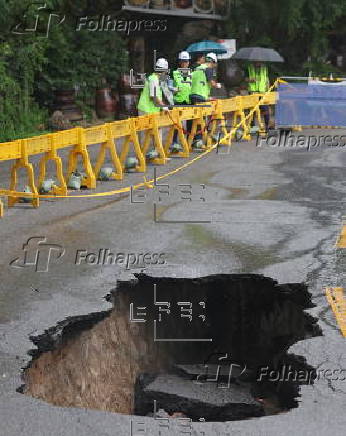 Heavy rain hits central region in South Korea