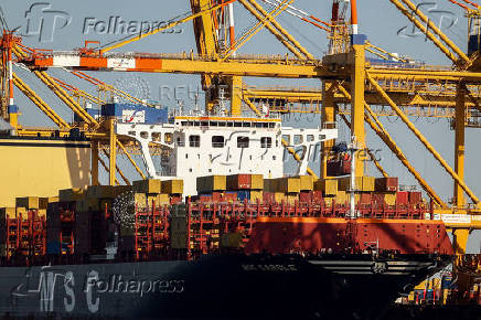 Container Terminal in Bremerhaven