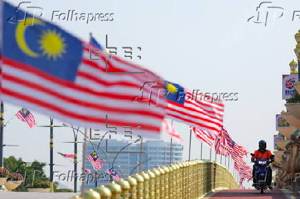 Preparations ahead of Malaysia Independence Day on 31 August