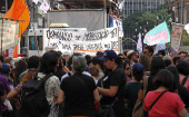 Protesto de professores municipais no centro de SP