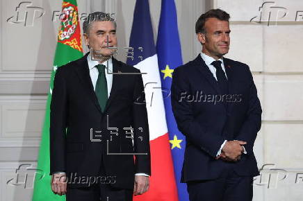 Turkmen Leader Gurbanguly Berdimuhamedow visits France