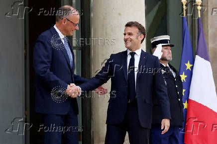 French President Macron meets newly elected German Chancellor Merz in Paris
