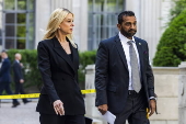 Pam Bondi and Kash Patel hold DOJ press conference on sex predator sting