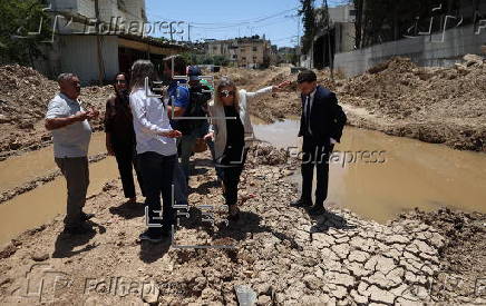 Members of the EU delegation visit Tulkarem city
