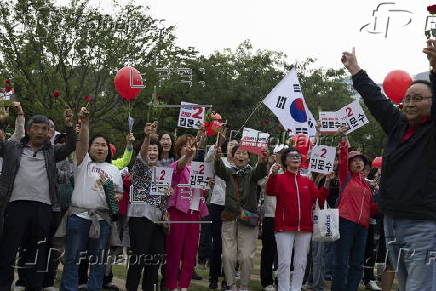 South Korean Presidential candidate Kim Moon-soo's election campaign in Seoul